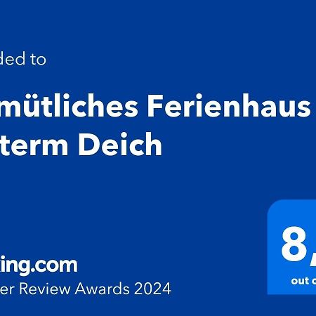 Gemuetliches Ferienhaus Hinterm Deich นอร์ดชตรันด์ ภายนอก รูปภาพ