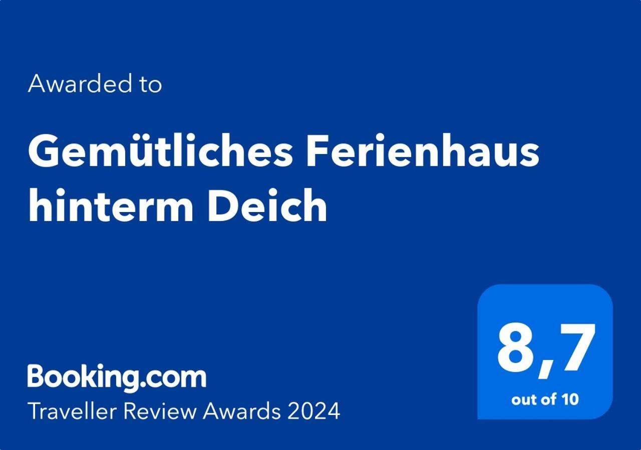 Gemuetliches Ferienhaus Hinterm Deich นอร์ดชตรันด์ ภายนอก รูปภาพ